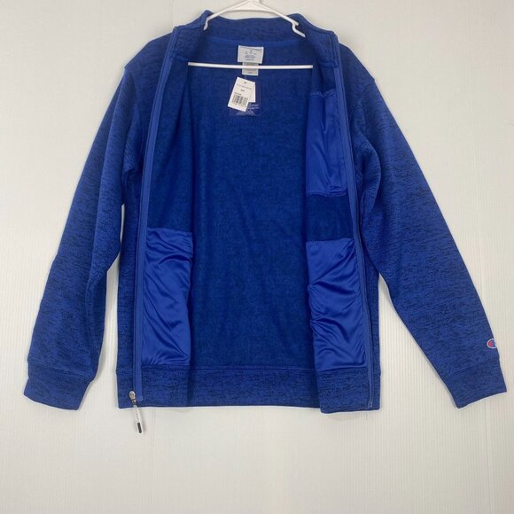 Champion Men’s Athleticwear Sweater Sweatshirt  Blue Comfort Size M New - Picture 1 of 14